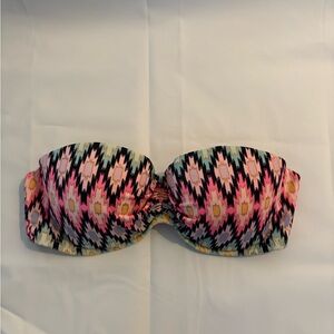 Colorful Strapless Bikini Top